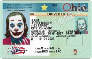 ohio drivers license template free ohio drivers license template free