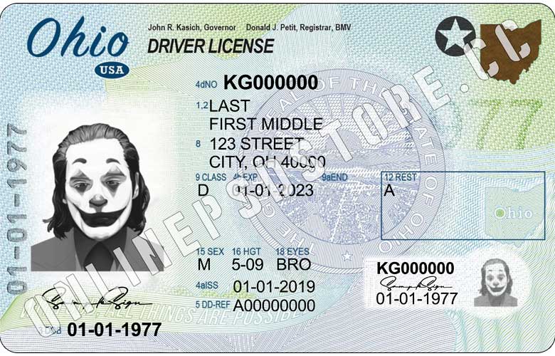 ohio drivers license barcode